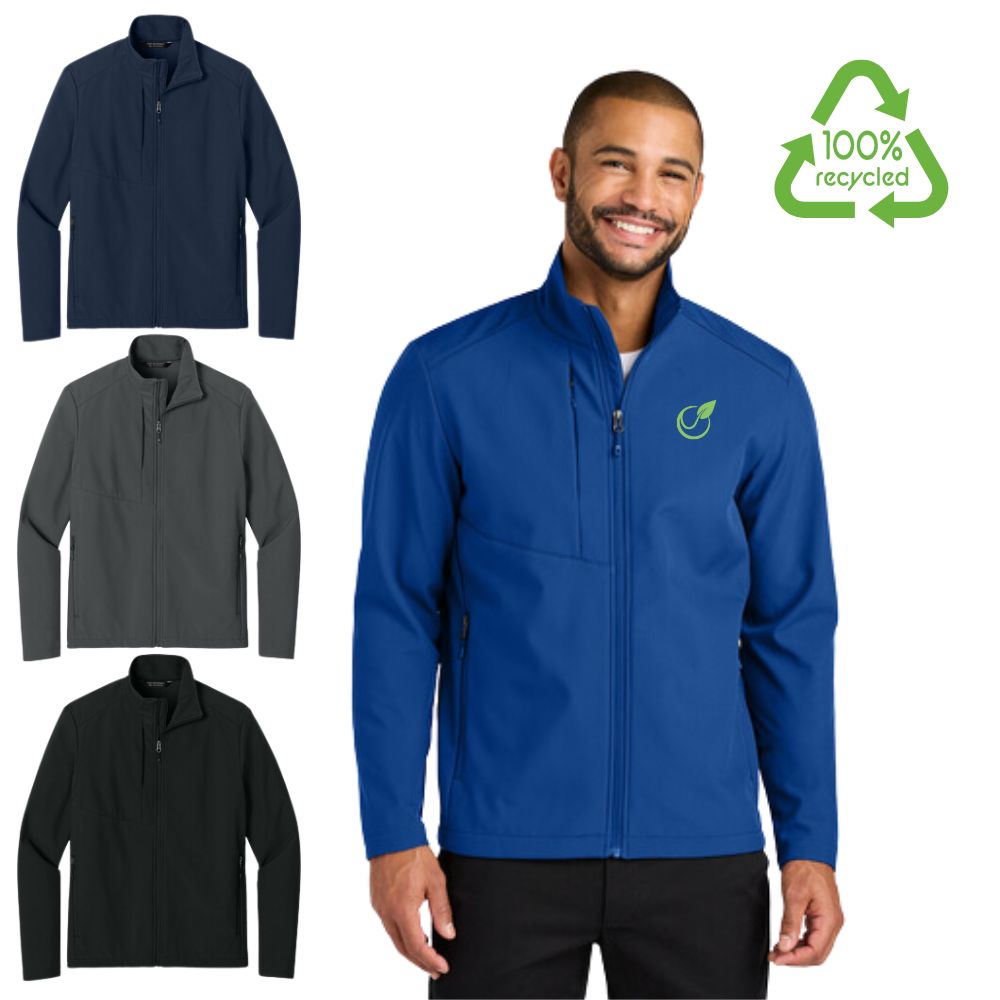 Carbon Free 100% Recycled Full Zip Soft Shell Jacket