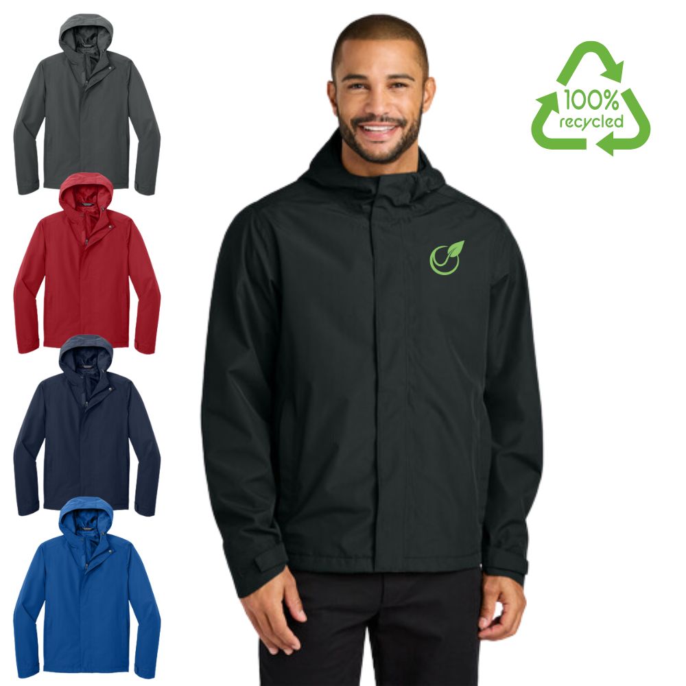 Carbon Free 100% Recycled Rain Jacket