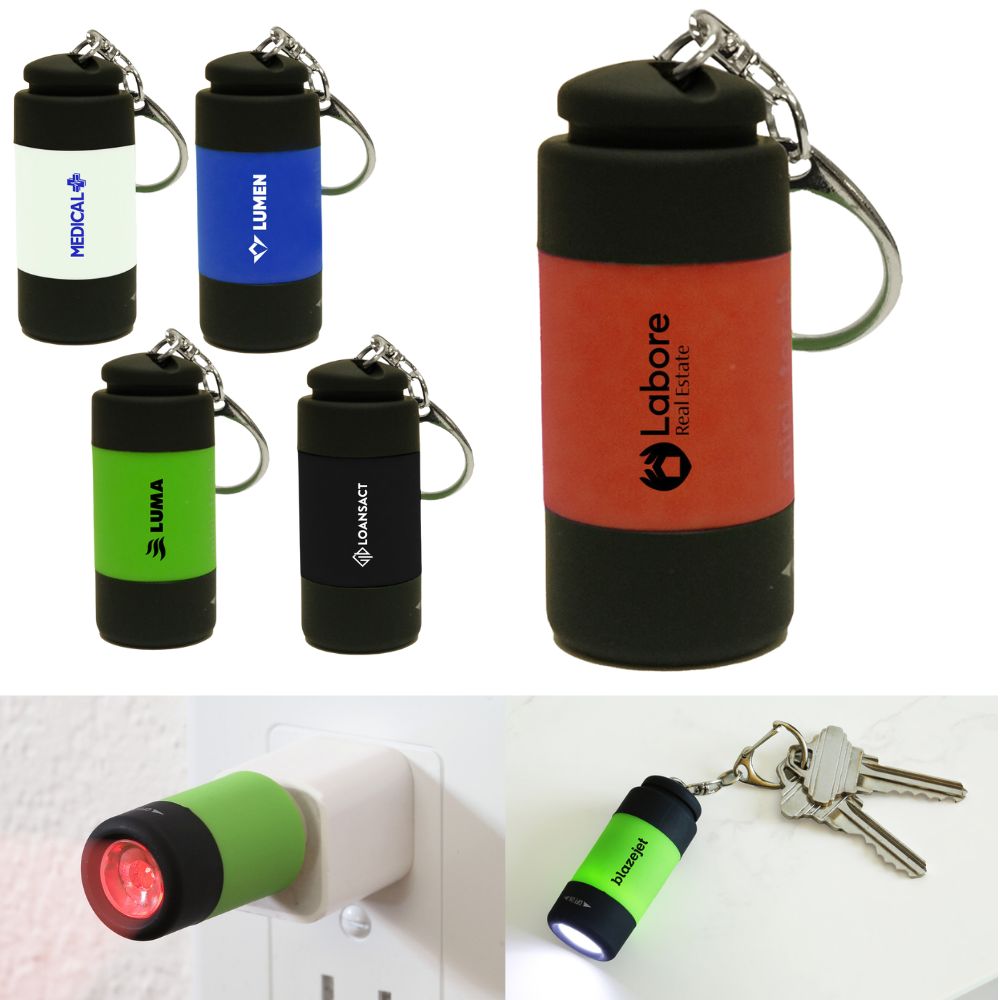 Mini Rechargeable LED Flashlight Key Chain