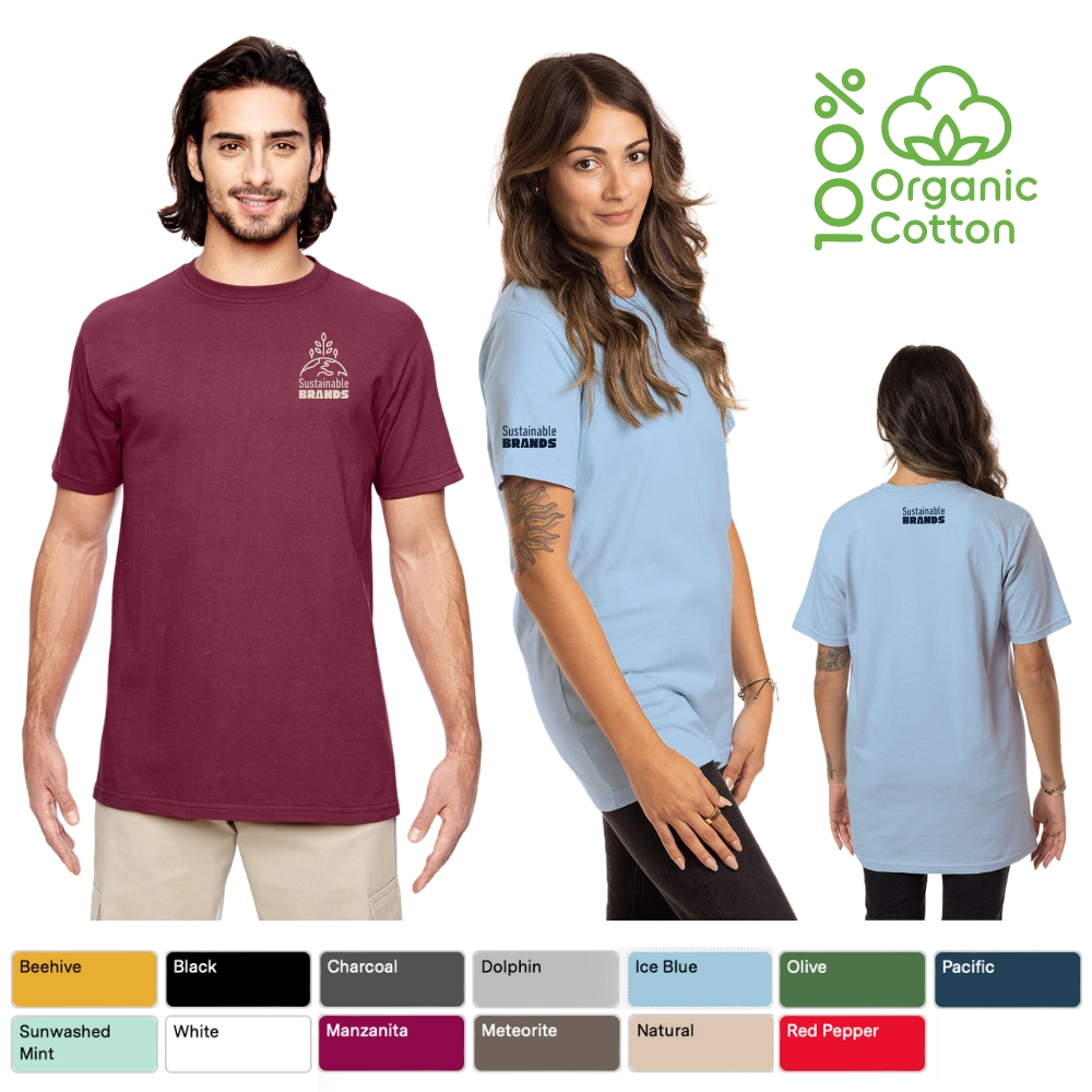 100% Organic Cotton Short Sleeve T-Shirt | 5.5 oz