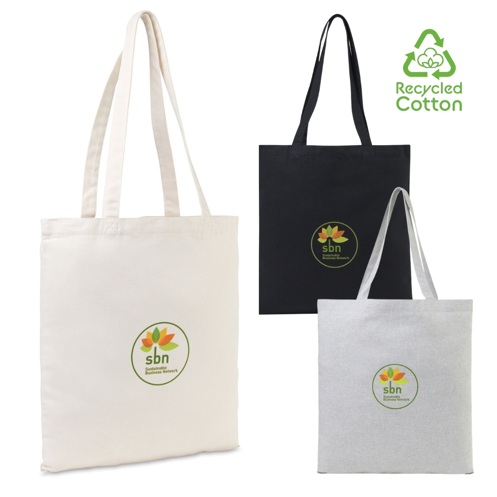 Custom AWARE™ Recycled Cotton Tote Bag | 15x16