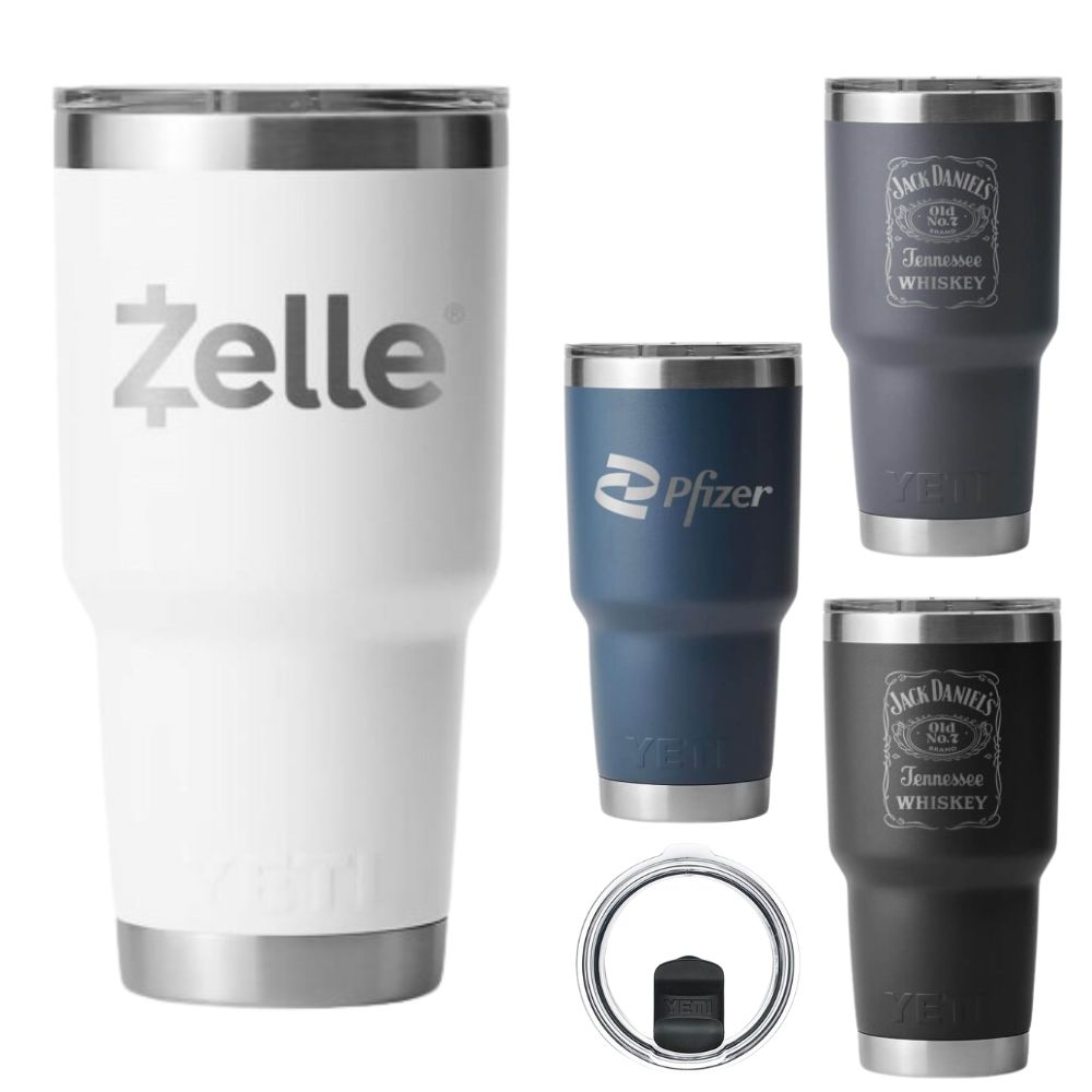 Engraved YETI® Rambler Tumbler with MagSlider Lid | 30 oz