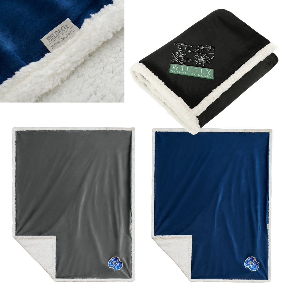 Field & Co. 100% Recycled PET Sherpa Blanket