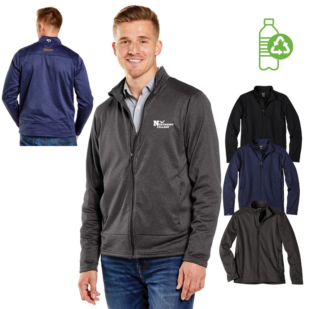 Men's Recycled Performance Fleece Full Zip Jacket