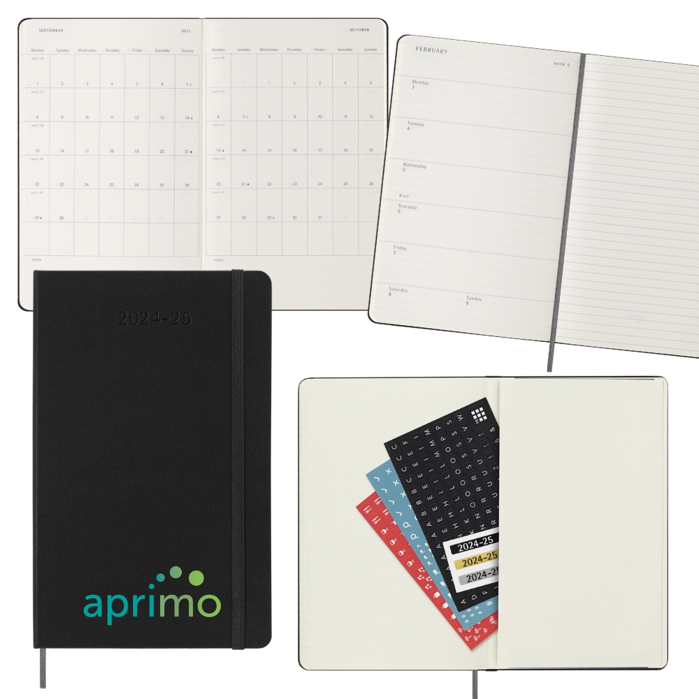 Moleskine® Hard Cover Large 18 Month Weekly 2024-2025 Planner