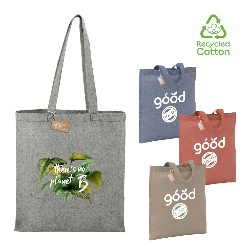 Recycled Cotton Tote Bag | 16x15