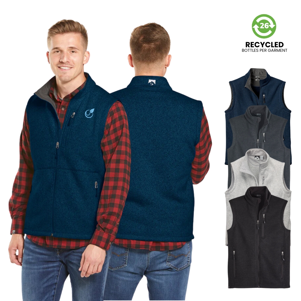 Above and Beyond Recycled Full Zip Vest | Mens