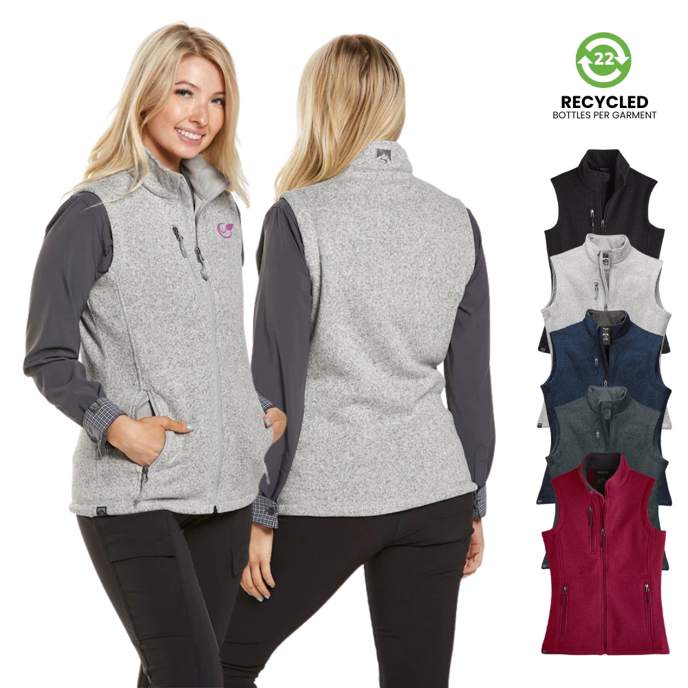 Above and Beyond Recycled Full Zip Vest | Womens