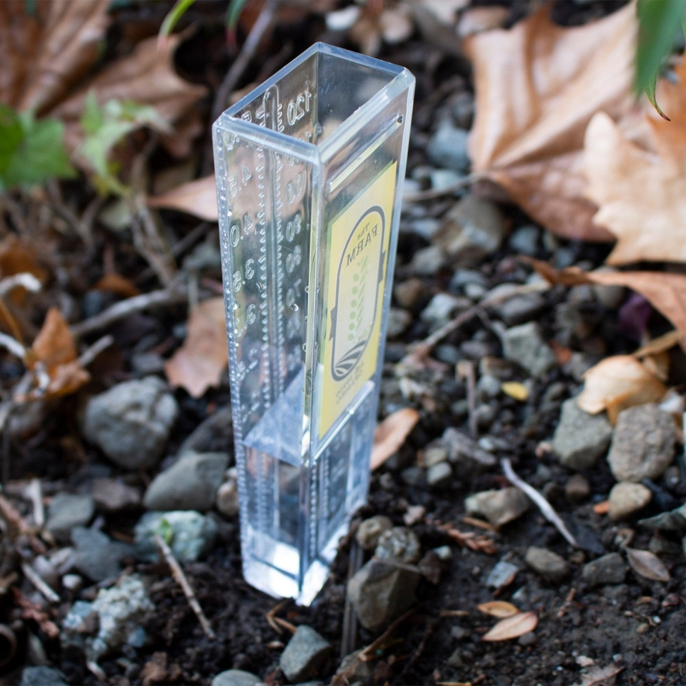  Branded Rain Gauge 5" | Mountable Stake