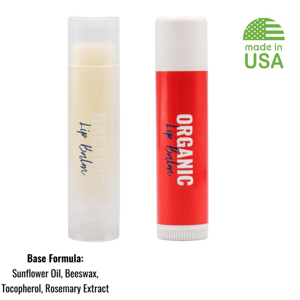 Custom 95% Organic Lip Balm | USA Made