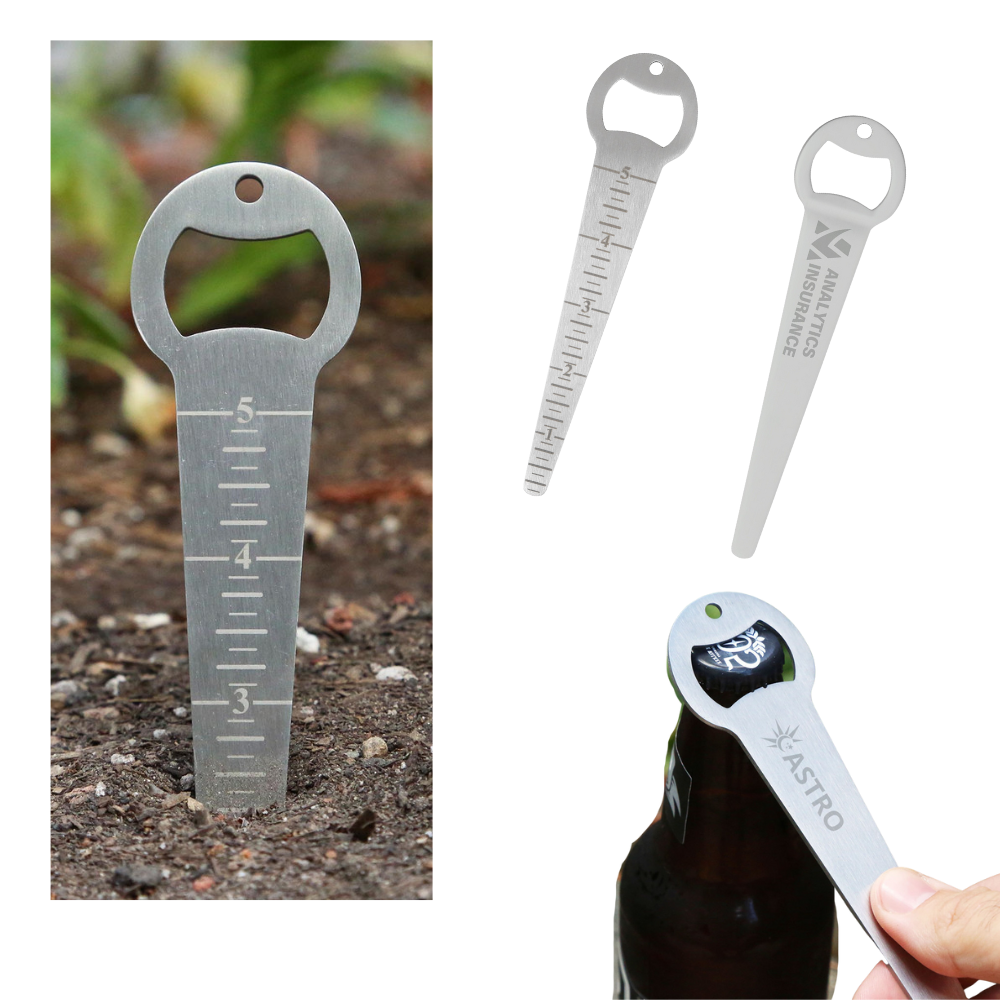 Stainless Steel Seed Depth Measuring Tool  Bottle Opener