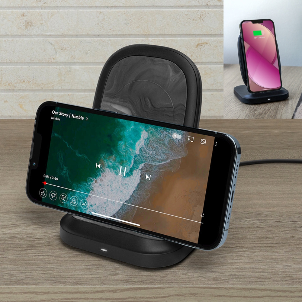 nimble® Apollo Wireless Charging Stand™ | Recycled | 15W