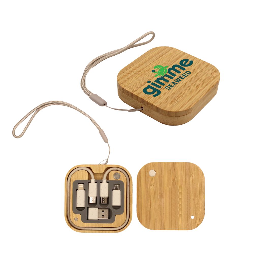 Bamboo Travel USB Cable Converter Kit