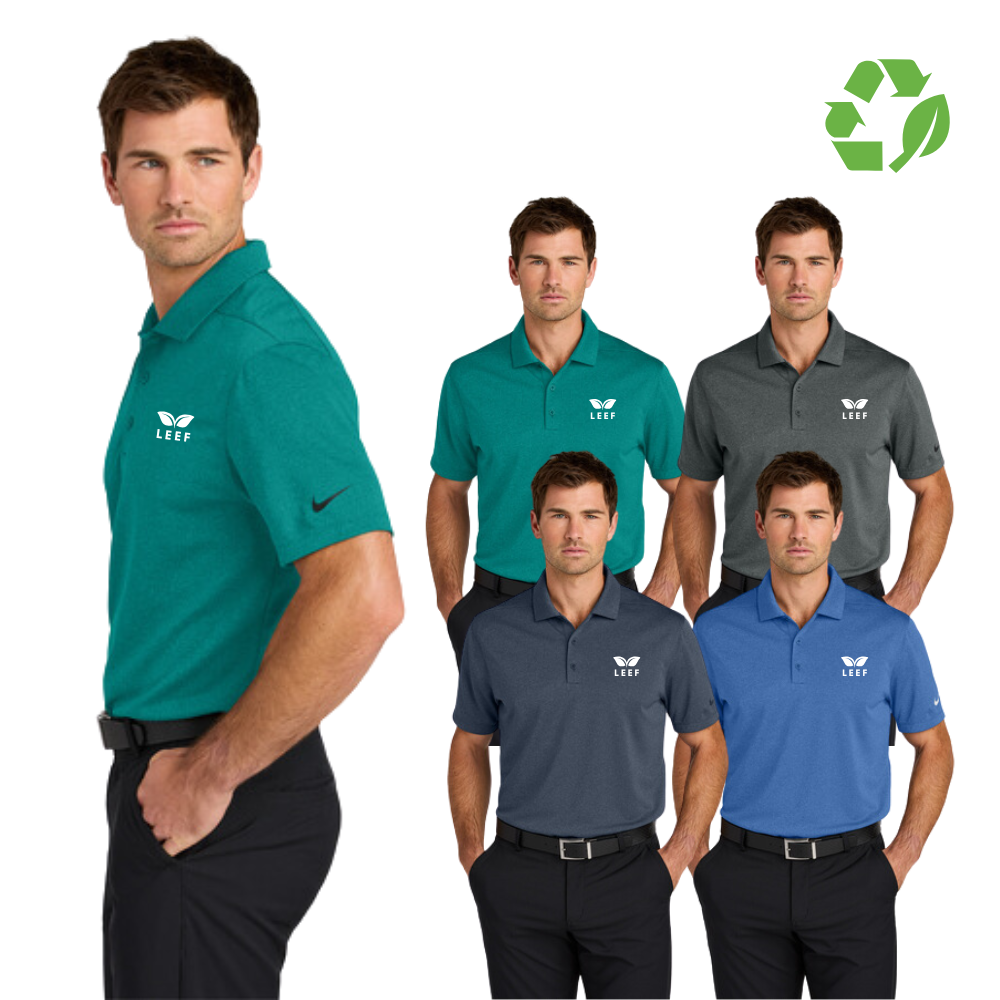 Nike Dri-FIT Recycled Heather Polyester Performance Polo