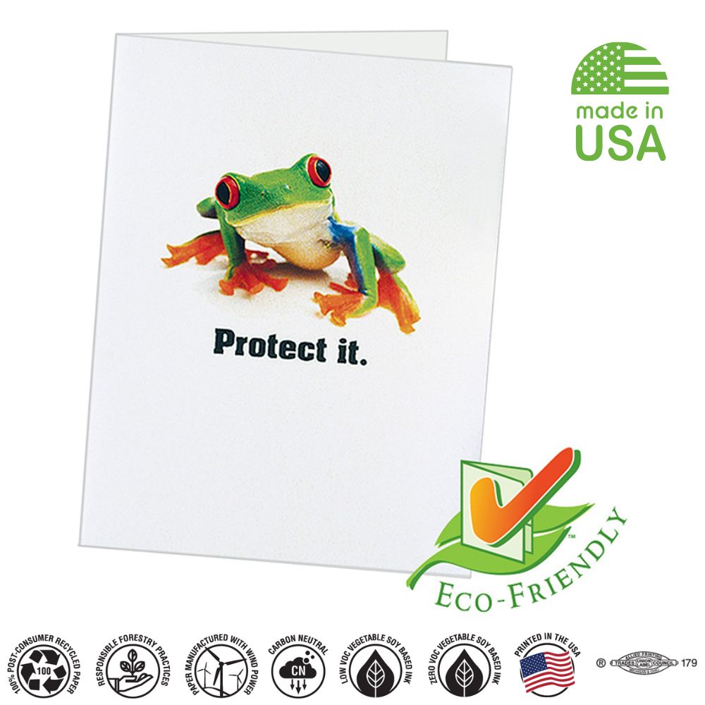 Recycled Full Color 2-Pocket Folder | USA Made