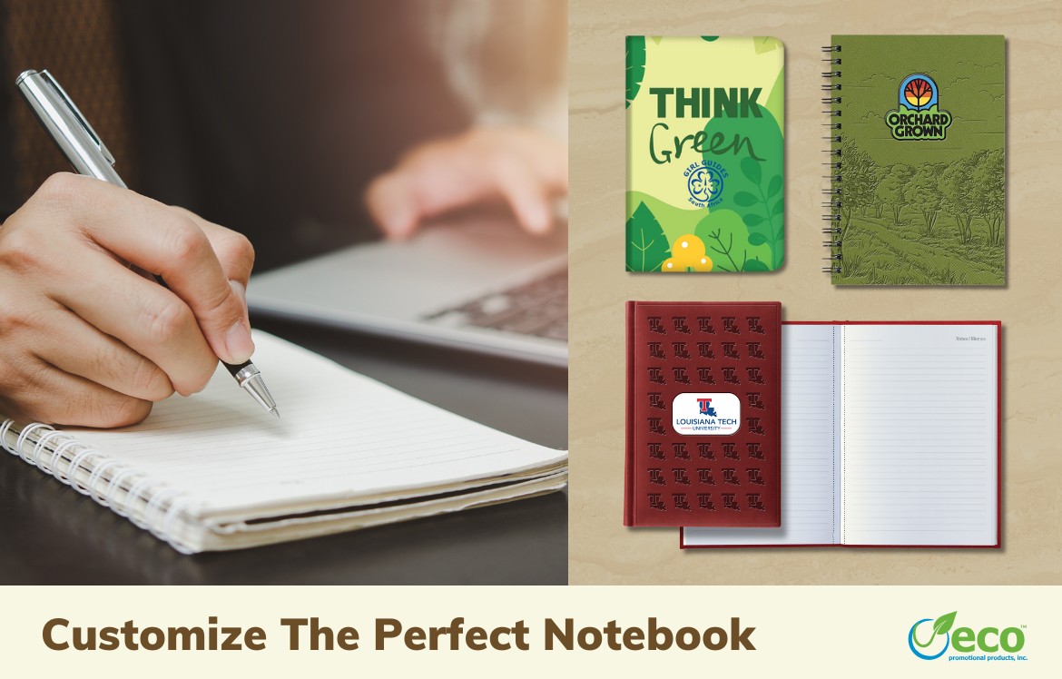 Image of notebooks, notebook covers, and notebook filler