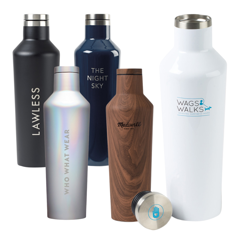 Custom Corkcicle Canteen 16 oz Imprinted Corkcicle Tumbler