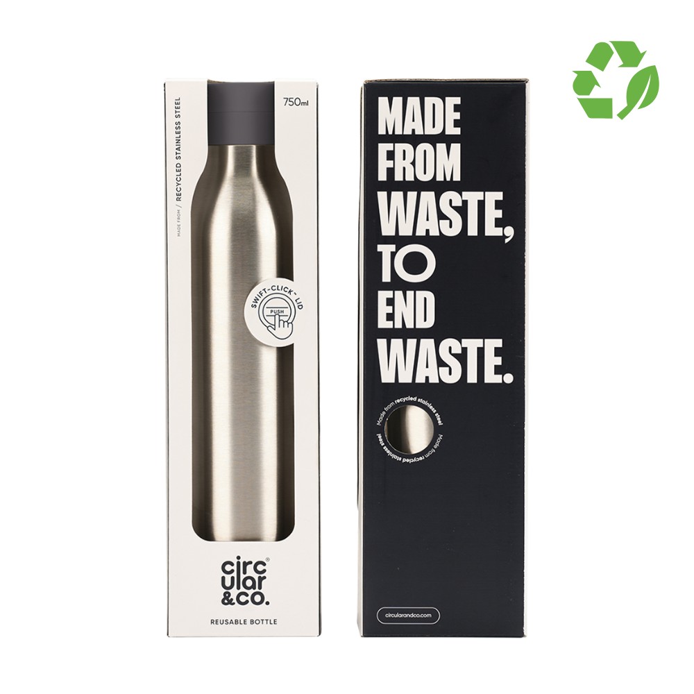 Circular&Co Recycled Stainless Steel Water Bottle | 25 oz