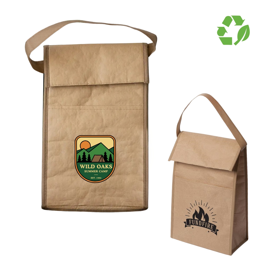 Recycled Insulated Kraft Lunch Bag | 7x11x4