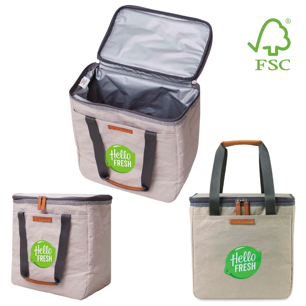 FSC Out of the Woods® Insulated Picnic Cooler Bag | 13x13x8