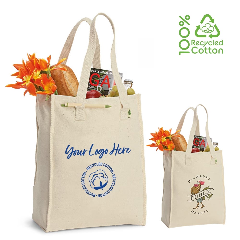 Recycled Cotton Tote | 11x15x6