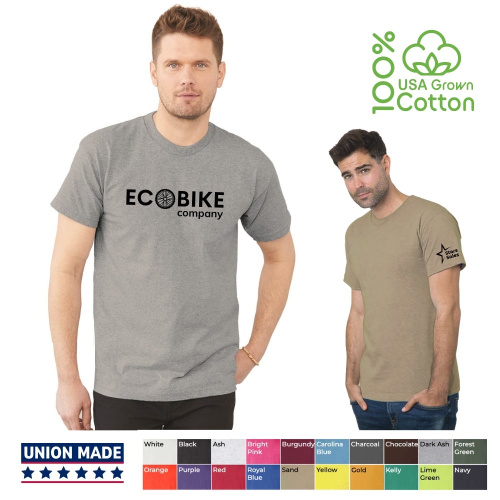 Unisex Cotton Crew T-Shirt | USA Union Made