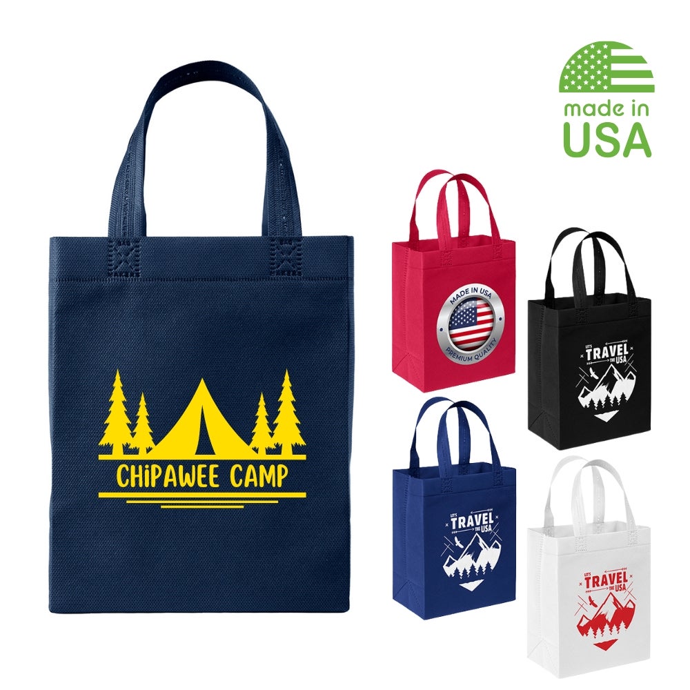 Small USA Made Tote Bag | Reusable Grocery Bag | 8x10