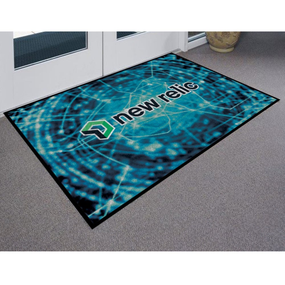 USA Made Custom DigiPrint HD Recycled Floor Mat Lifestyle