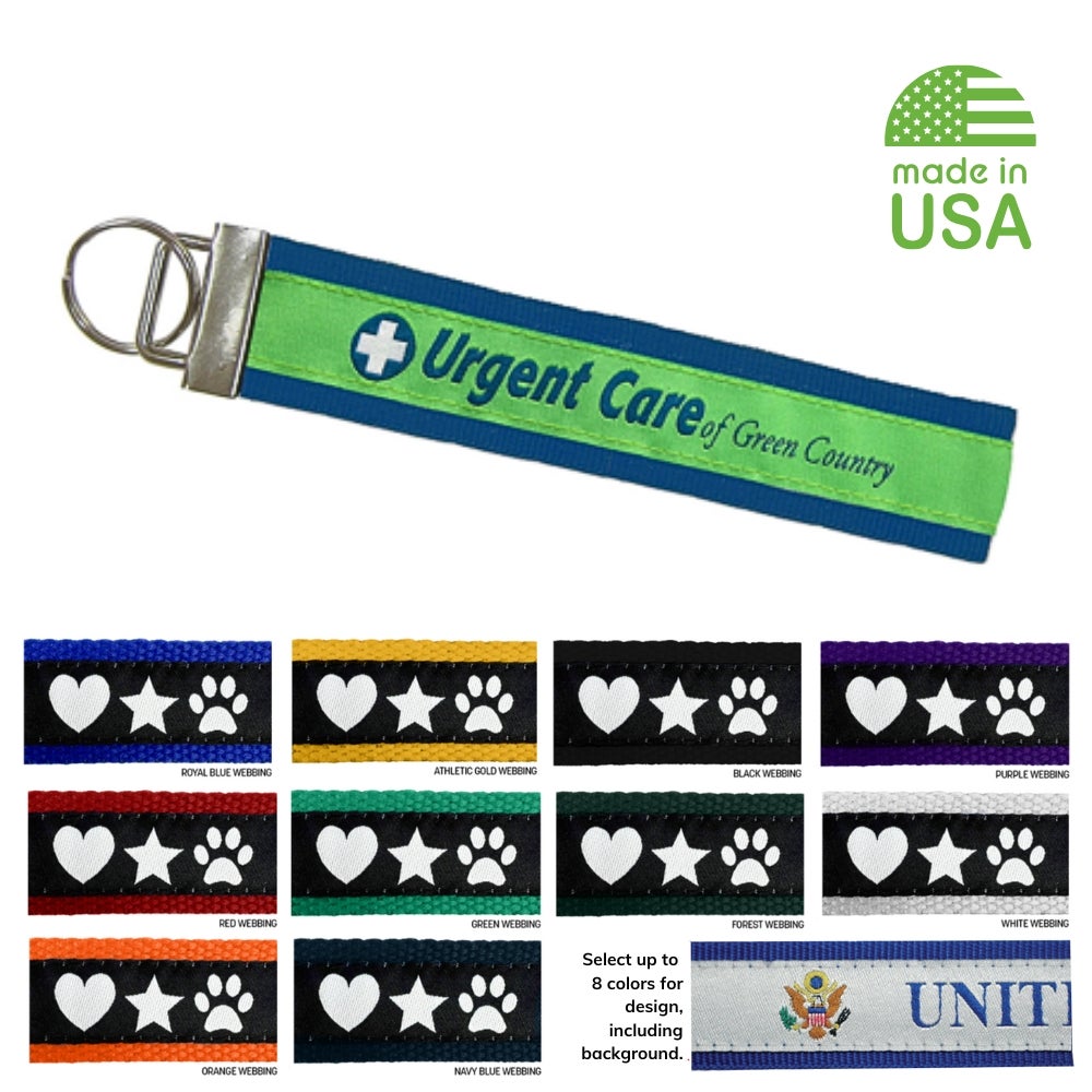USA Made Custom Elite Woven Key Strap