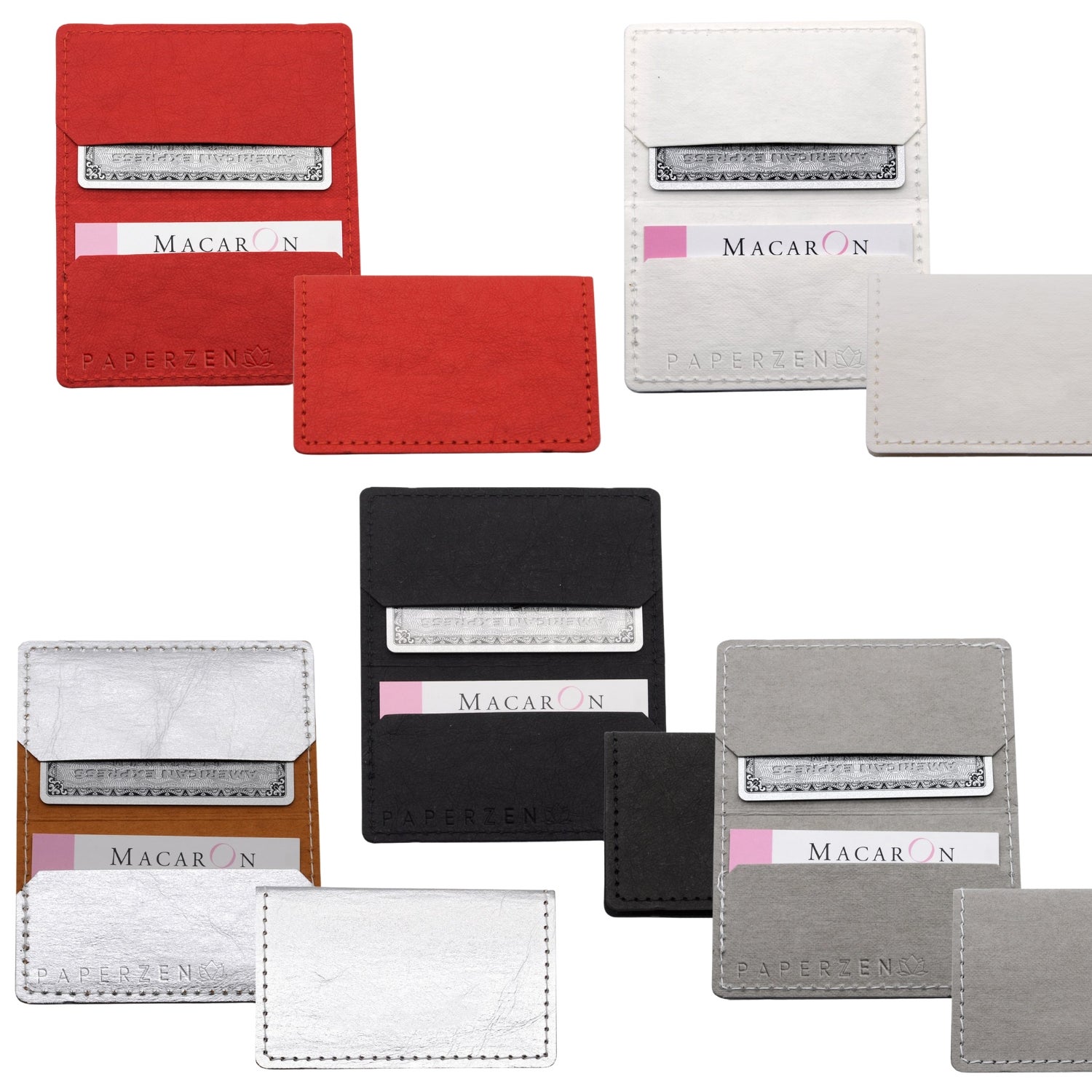 USA Made Sustainable Recycled Jean Tag Card Wallet