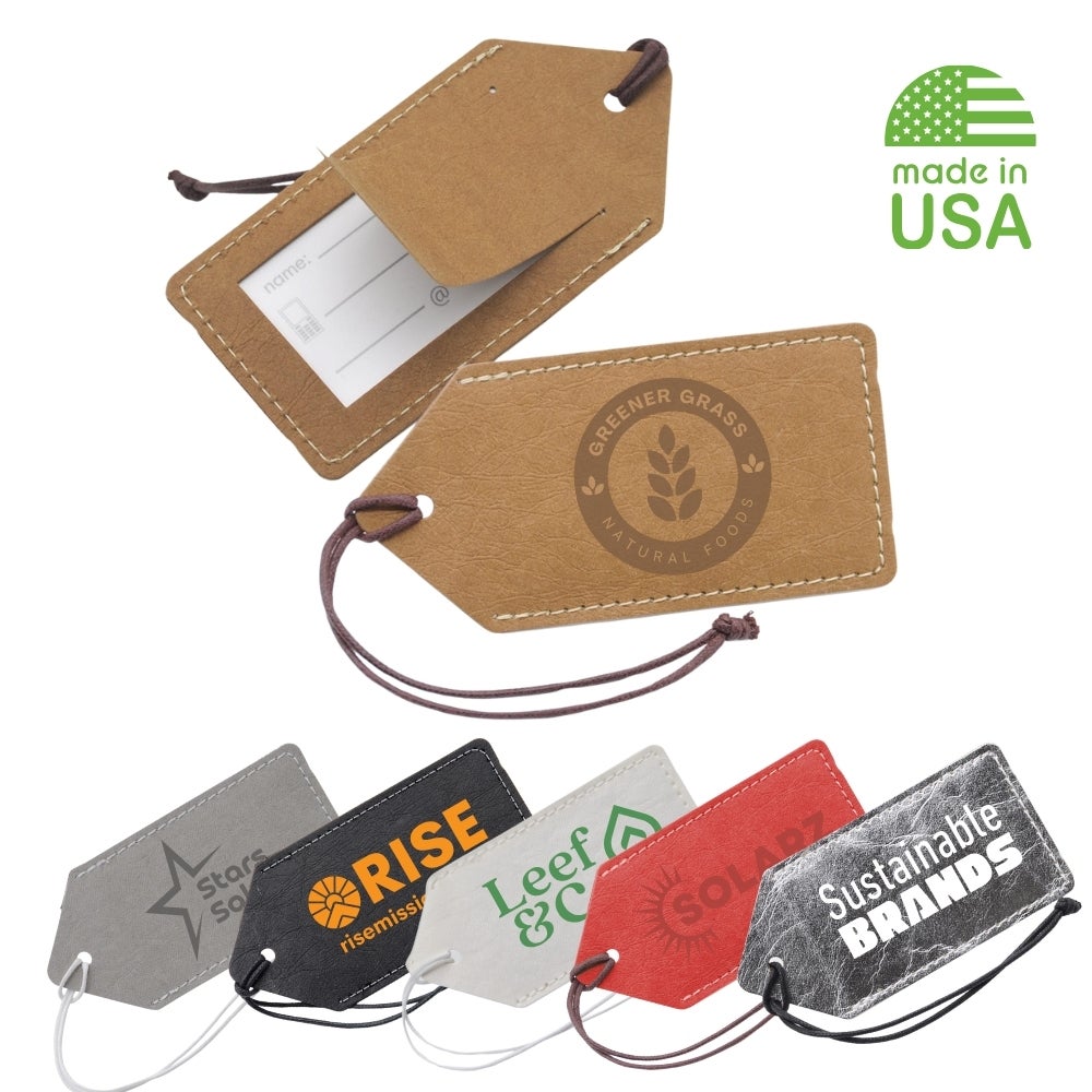 Sustainable Recycled Jean Tag Luggage Tag | USA Made