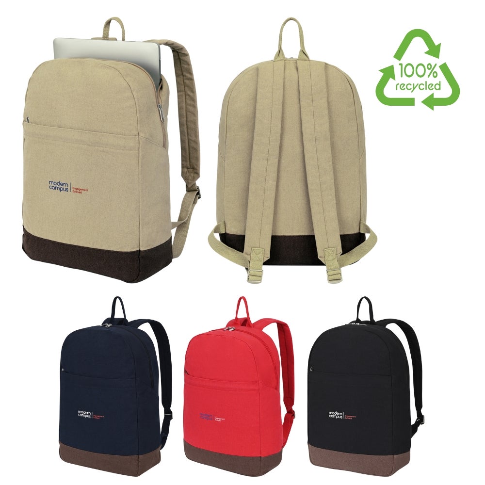 AWARE Recycled Cotton Laptop Backpack