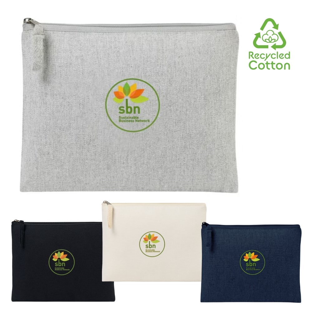 AWARE™ Recycled Cotton Pouch | 8x6