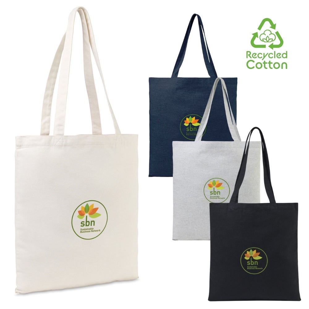 Custom AWARE™ Recycled Cotton Tote Bag | 15x16