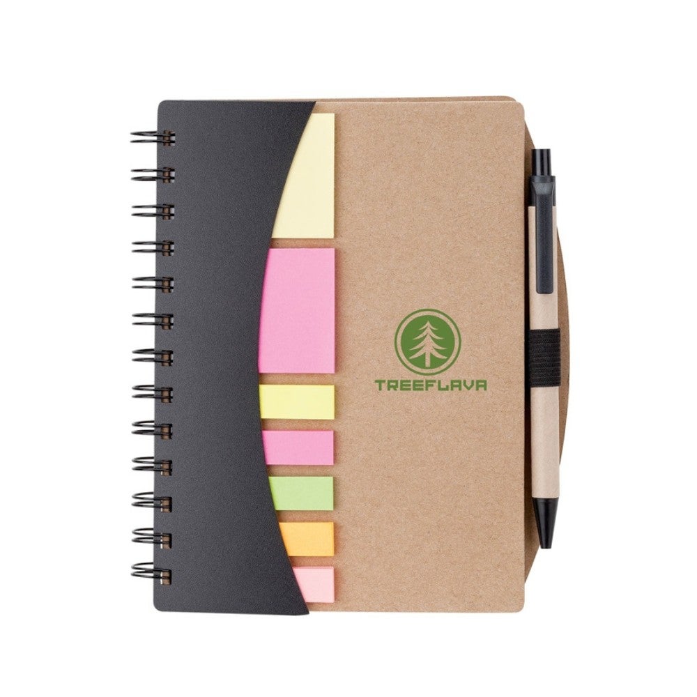 Mini Notebook | Pen & Sticky Notes | Recycled | 6x7