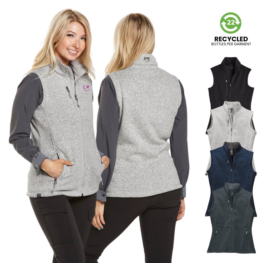 Above and Beyond Recycled Full Zip Vest | Womens