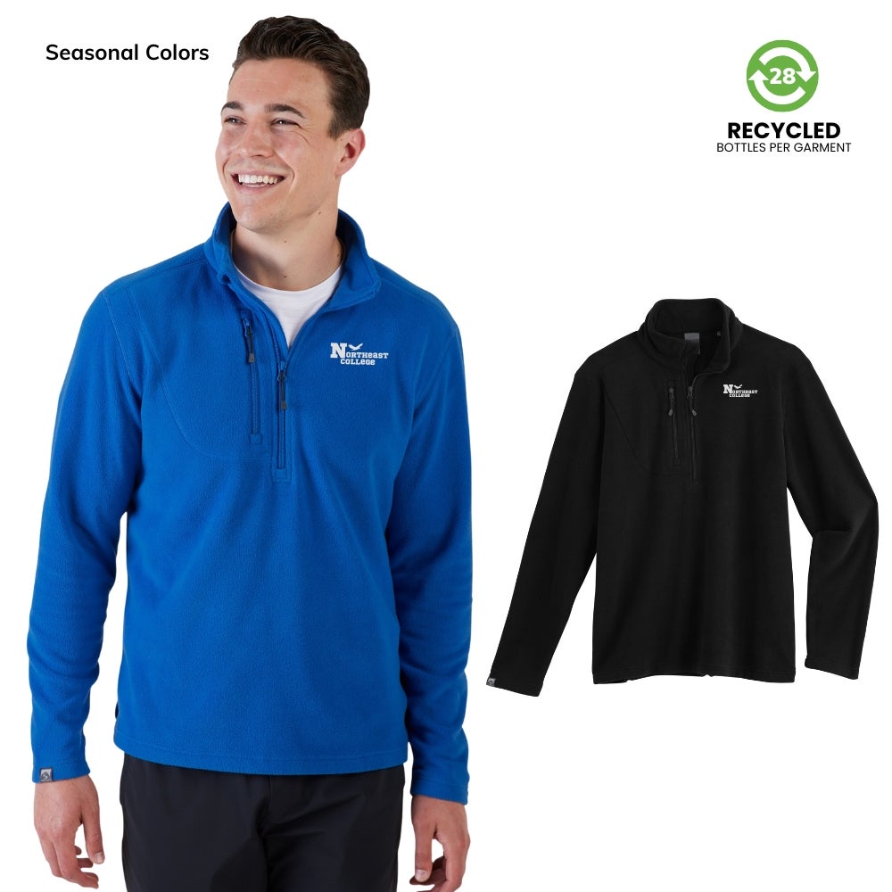 Men's Recycled Microfleece Quarter-Zip Pullover Seasonal Colors