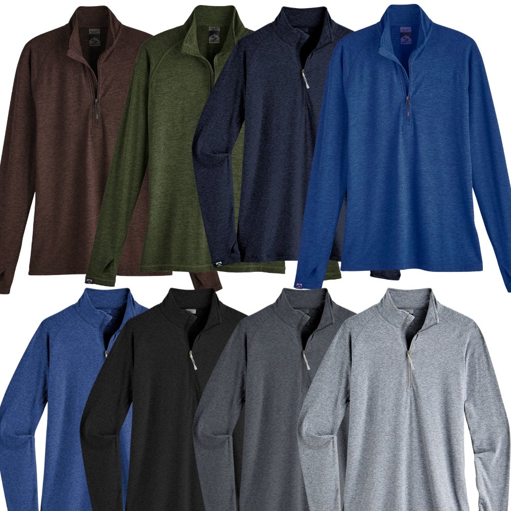 Women's Recycled Quarter Zip Pullover - core colors