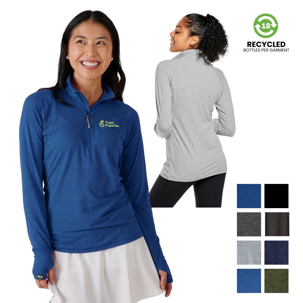 Women's Recycled Quarter Zip Pullover