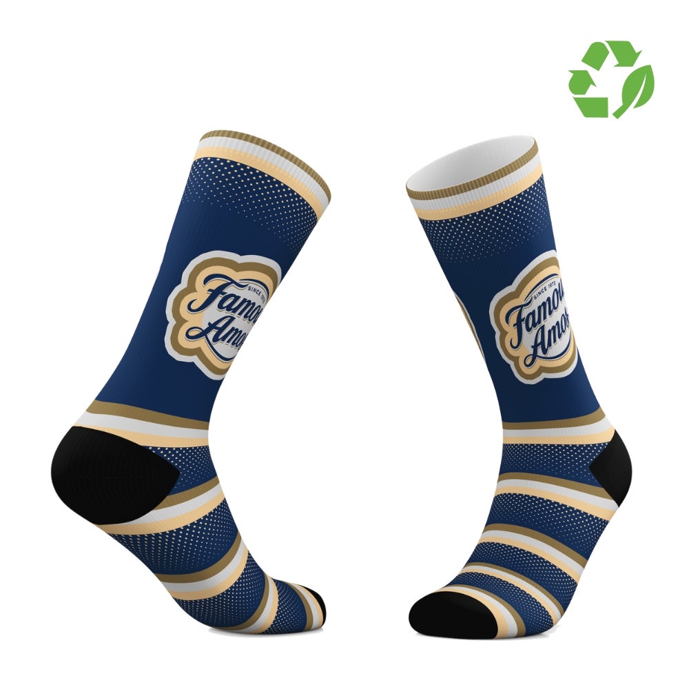 Recycled Crew Socks | Full Color | Printed in USA