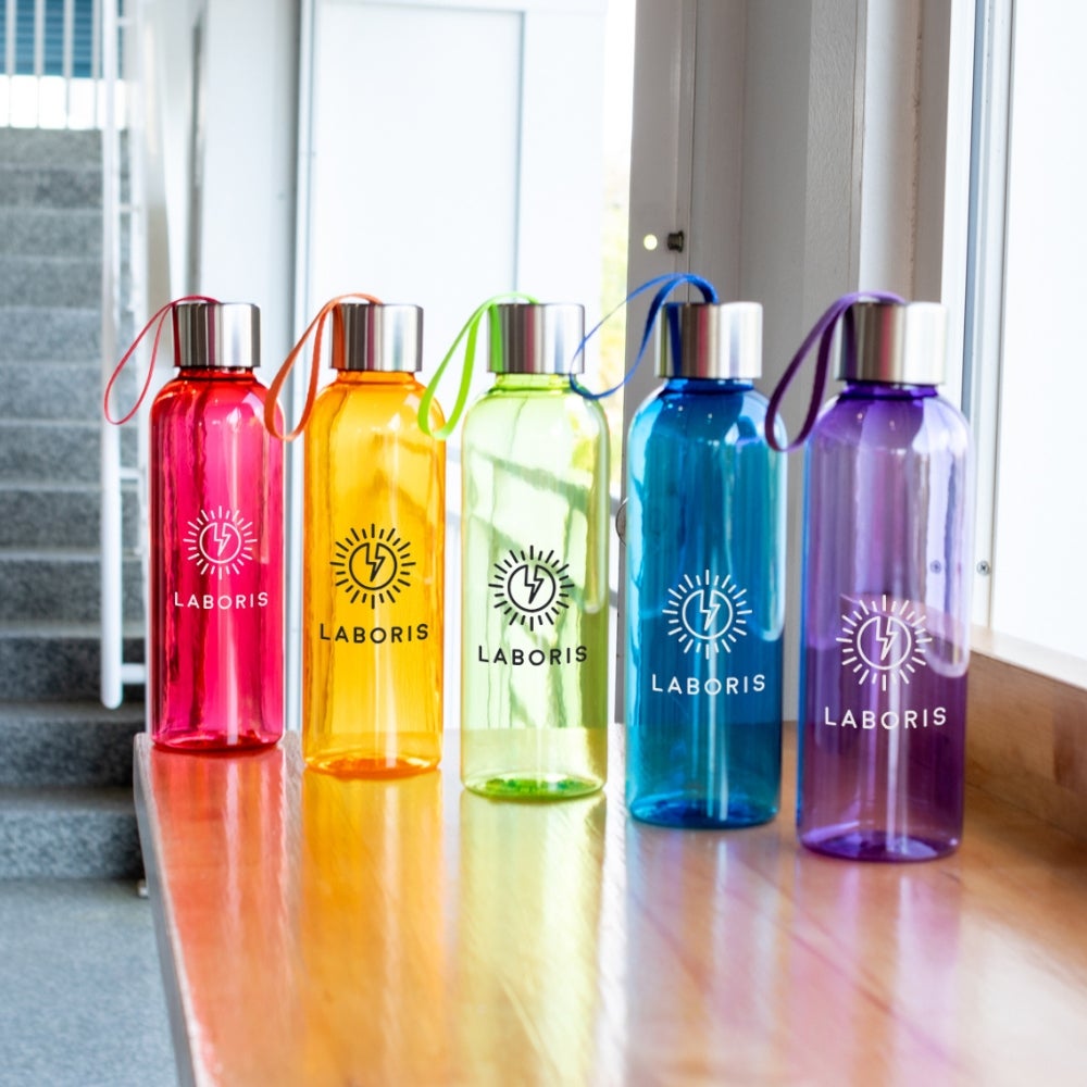 20 oz Custom RPET Translucent Water Bottle Lifestyle