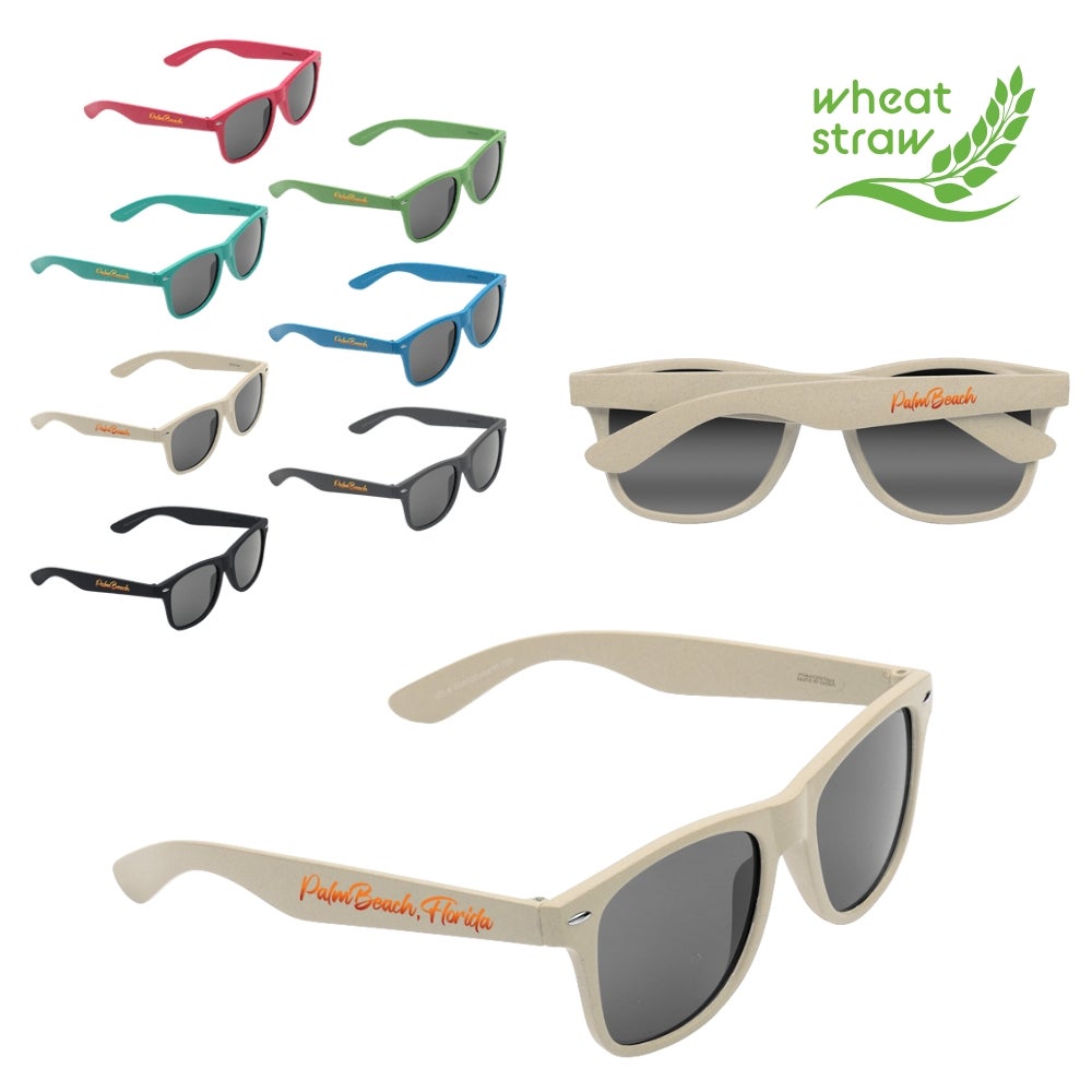 Custom Wheat Straw Fiber Sunglasses