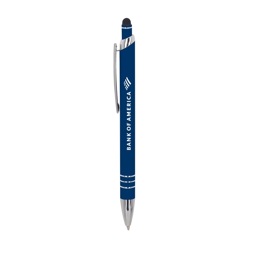 Recycled Aluminum Stylus Pen - Navy