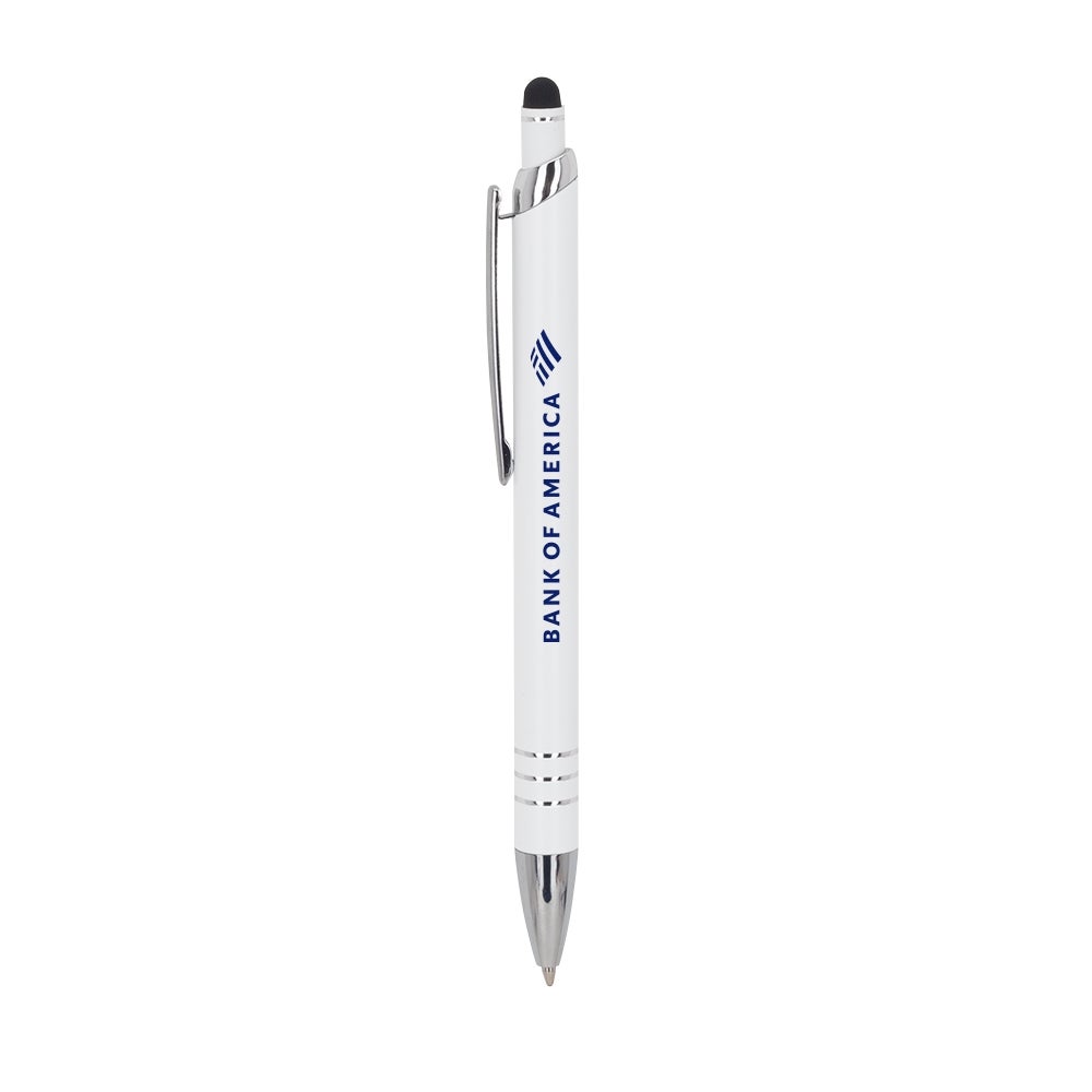 Recycled Aluminum Stylus Pen - White