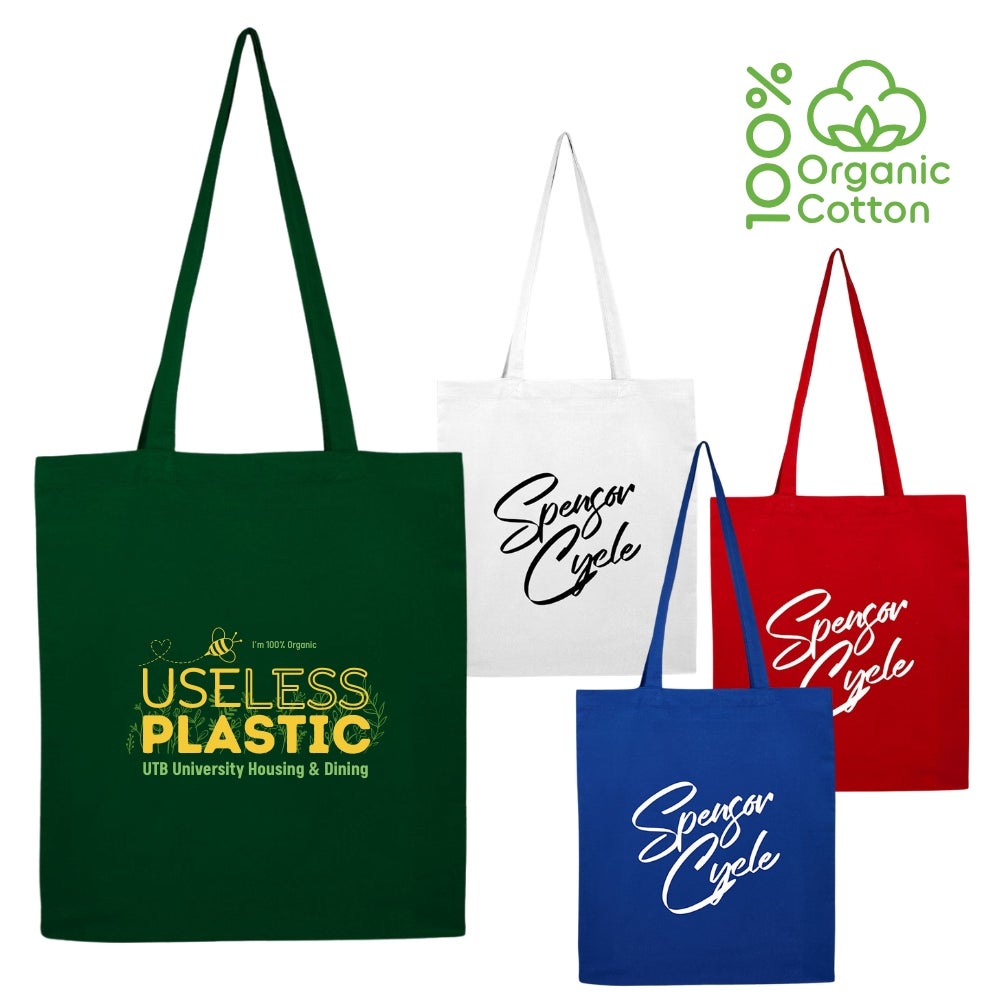 Organic Cotton Tote Bag | 4oz | 15x17