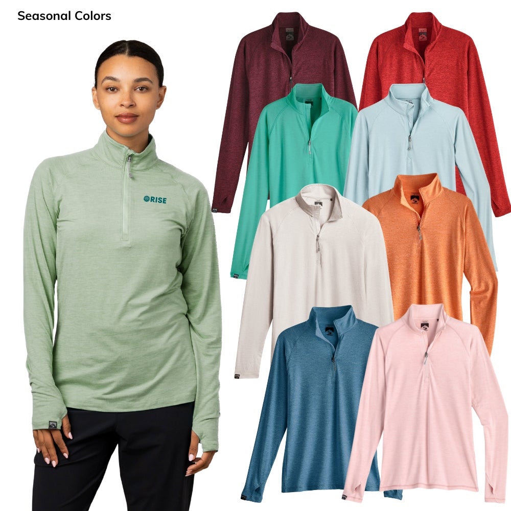 Women's Pacesetter Quarter Zip - Seasonal Colors