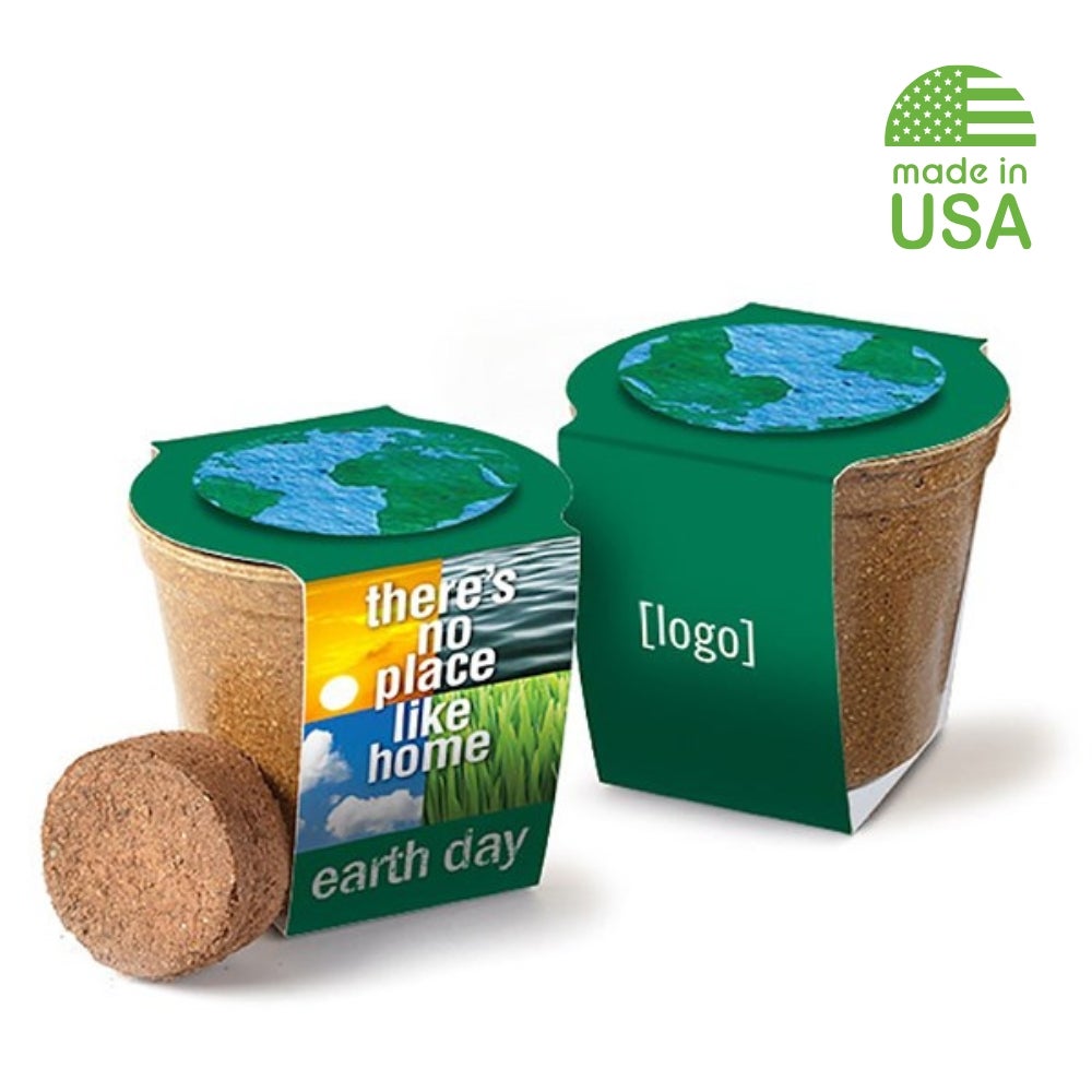 USA Made Earth Day Themed Mini Planting Kit
