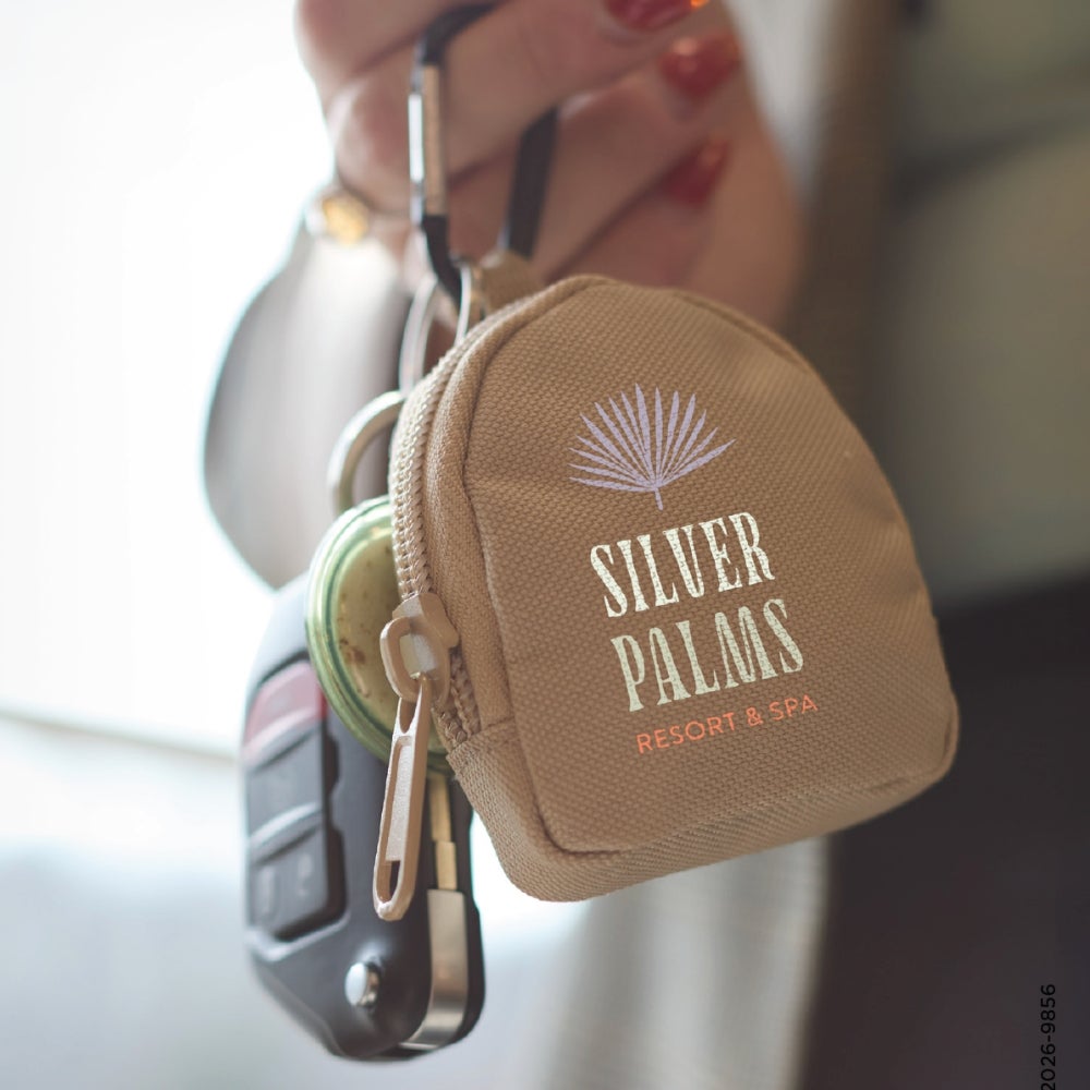 Mini Recycled Backpack Bag Charm Lifestyle