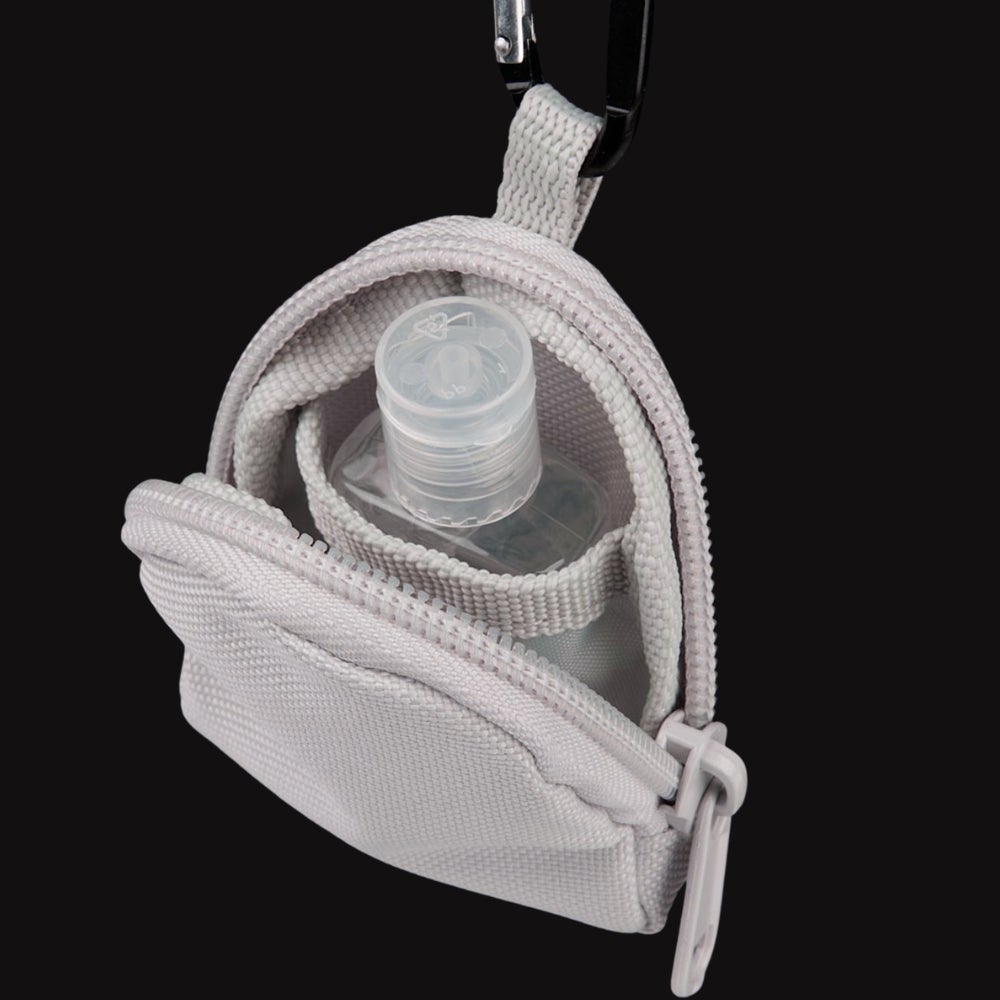 Mini Recycled Backpack Bag Charm Open