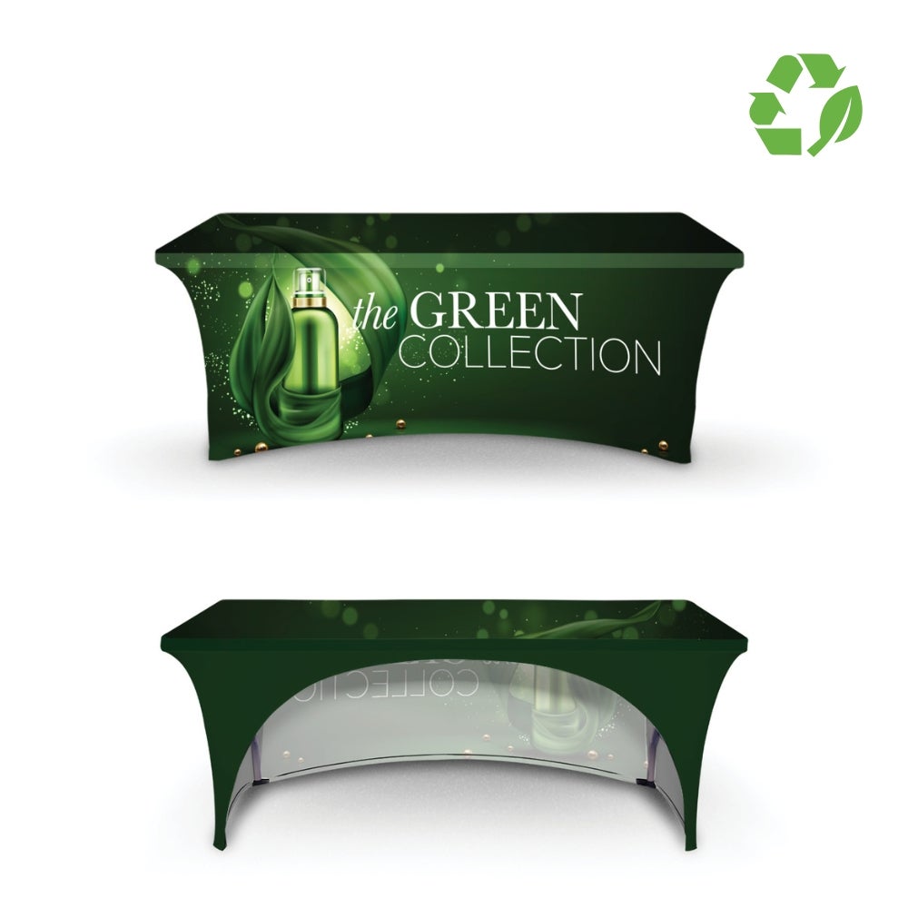 RPET Stretch Open Back Table Cover | 6'